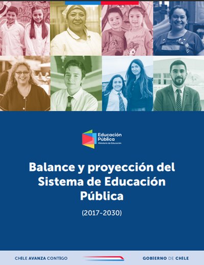 Portada del Balance y proyección del Sistema de Educación Pública