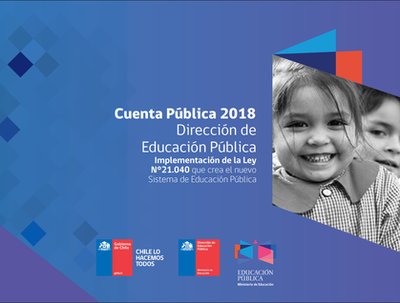 Portada de la Cuenta Pública 2018 de la Dirección de Educación Pública