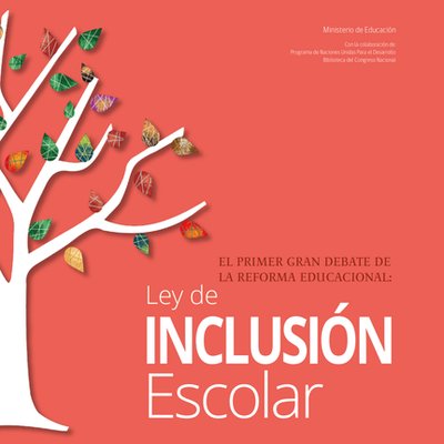 Portada de la sistematización de la Ley de Inclusión Escolar