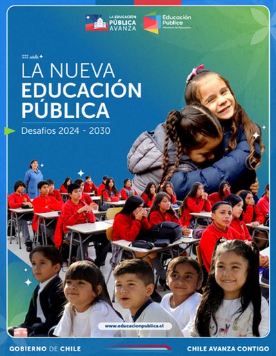 Portada de La Nueva Educación Pública, hoja de ruta del sistema con horizonte 2030